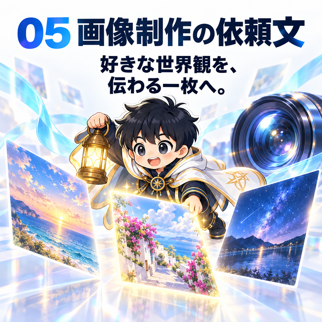 05 画像制作の依頼文 好きな世界観を、伝わる一枚へ。